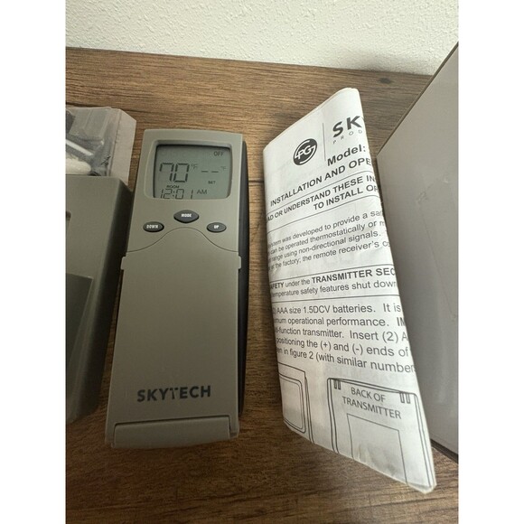 Skytech 3301 Fireplace Remote Control Thermostat Gas & Pellet Stoves Wireless - Picture 2 of 16